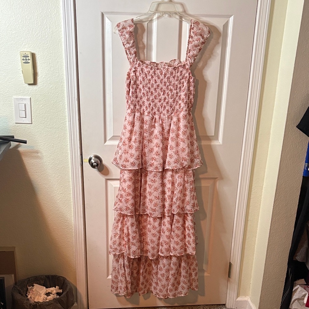 Floral Tiered Maxi Dress